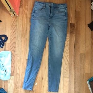 American Eagle Jeans, size four light colored